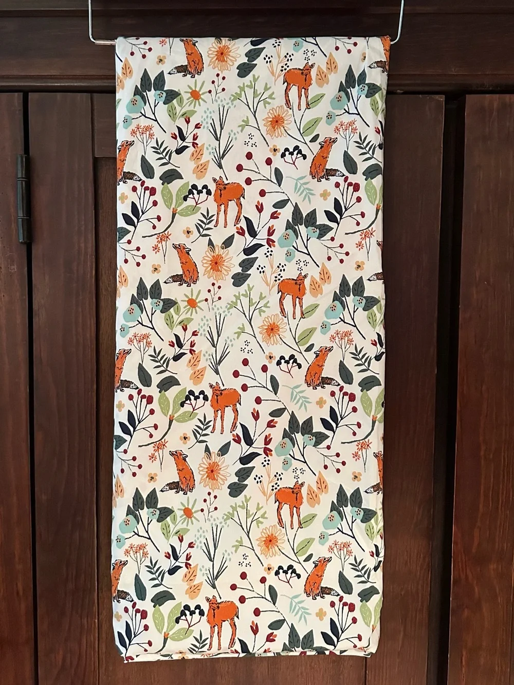Charisma • Full size flat sheet • Fox and dear design
